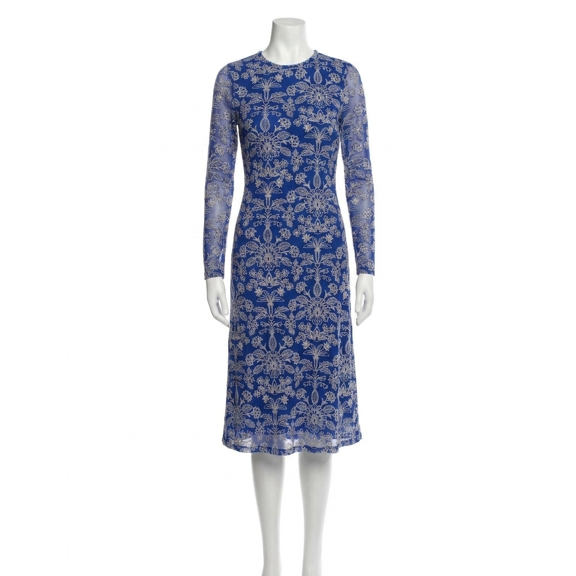 New Johnny Was Shelly Midi Mesh Dress In Klaudia